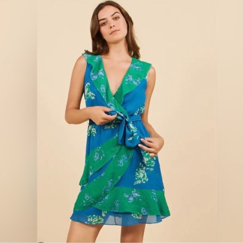 Tanya Taylor "Elisa" dress in graphic Floral Print